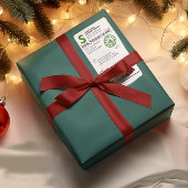 Santa Claus Realistisches Versandlabel