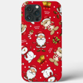 Santa Claus Red Christmas iPhone Case Mate (Rückseite)