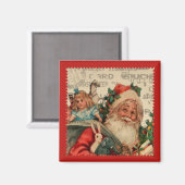 Santa Claus Refridgerator Magnet (Vorderseite/Rückseite)