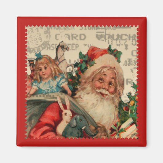 Santa Claus Refridgerator Magnet (Vorne)