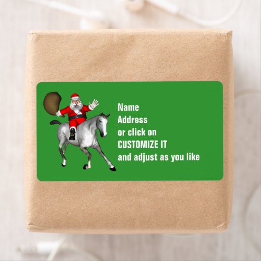 Santa Claus Reiten (Insitu)