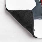 Santa Claus Reiten auf dem Dolphin Mousepad (Ecke)