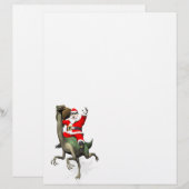 Santa Claus reiten auf Gallimimus (Vorne/Hinten)