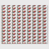 Santa Claus Reiten Geschenkpapier (Flach)