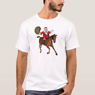 Santa Claus Reiten T-Shirt