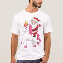 Santa Claus reiten unicorn