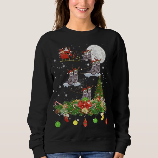 Santa Claus Reitstall Rentierzucht Rentierfisch Sweatshirt (Vorderseite)