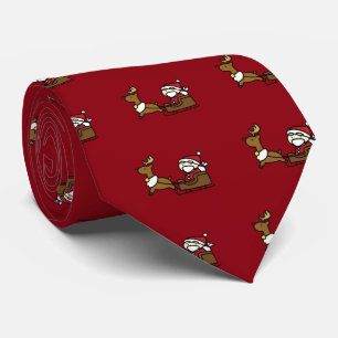 Santa Claus & Rentier Krawatte