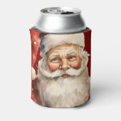 Santa Claus Retro Christmas Dosenkühler (Kanne Rückseite)