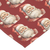 Santa Claus Retro Christmas Pattern Mittelgroßer Tischläufer (Ecke)