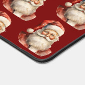Santa Claus Retro Christmas Pattern Schreibtischunterlage (Ecke)