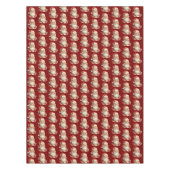 Santa Claus Retro Christmas Pattern Tischdecke (Vorderseite)
