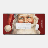 Santa Claus Retro Christmas Schreibtischunterlage (Tastatur & Maus)