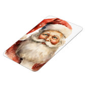 Santa Claus Retro Weihnachten Magnet (Linke Seite)