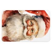 Santa Claus Retro Weihnachten Magnet (Horizontal)