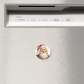 Santa Claus Retro Weihnachten Magnet (In Situ (Geschirrspüler))