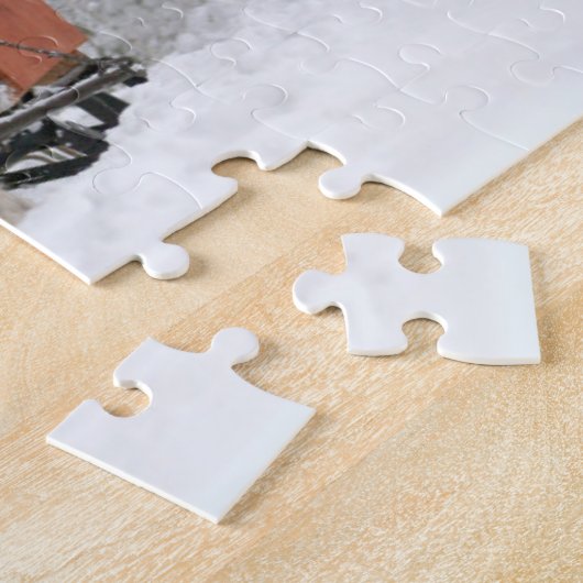 Santa Claus rides in a Horse sleigh Puzzle (Seite)