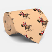 Santa Claus Riding A Camel Krawatte (Gerollt)