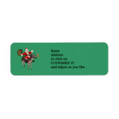 Santa Claus Riding A Donkey (Vorne)