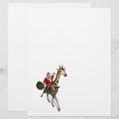 Santa Claus Riding A Giraffe (Vorne/Hinten)