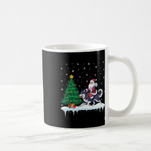 Santa Claus Riding Alaskan Klee Kai Dog Boys Girls Kaffeetasse