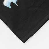 Santa Claus Riding Tractor Sleigh Christmas Tracto Fleecedecke (Ecke)