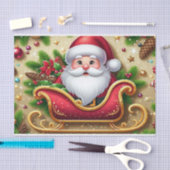 Santa Claus Ristorante La Lanchetta Seidenpapier (Handwerk)