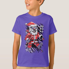Santa Claus Roboter T-Shirt