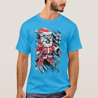 Santa Claus Roboter T-Shirt