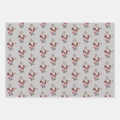 Santa Claus Rock Star Geschenkpapier Set (Vorderseite 3)