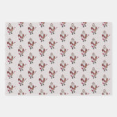 Santa Claus Rock Star Geschenkpapier Set (Vorderseite 2)