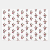 Santa Claus Rock Star Geschenkpapier Set (Vorderseite)