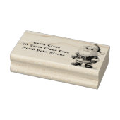 Santa Claus Rücksendeadresse Nordpol Gummistempel (Stempel)