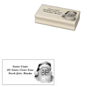 Santa Claus Rücksendeadresse Nordpol Gummistempel (Stempel)
