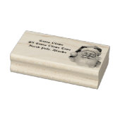 Santa Claus Rücksendeadresse Nordpol Gummistempel (Stempel)