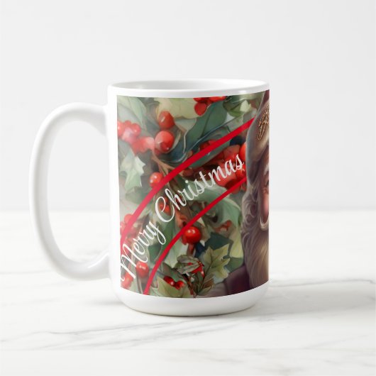 Santa Claus Saint Nicholas Weihnachtsfeiern Kaffeetasse (Links)