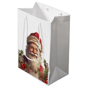 Santa Claus Saint Nicholas Weihnachtsfeiern Mittlere Geschenktüte