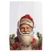 Santa Claus Saint Nicholas Weihnachtsfeiern Mittlere Geschenktüte (Rückseite)