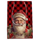 Santa Claus Saint Nicholas Weihnachtsfeiern Mittlere Geschenktüte (Vorderseite)