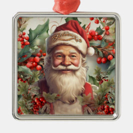 Santa Claus Saint Nicholas Weihnachtsfeiern Ornament Aus Metall