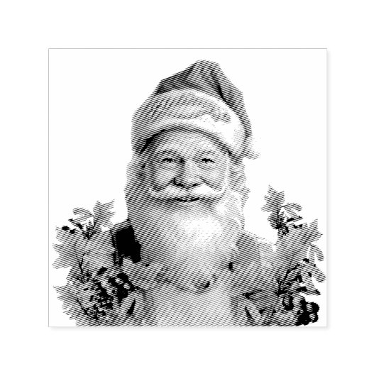 Santa Claus Saint Nicholas Weihnachtsfeiern Permastempel (Design)