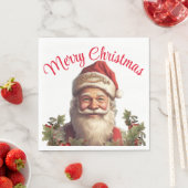 Santa Claus Saint Nicholas Weihnachtsfeiern Serviette (Beispiel)