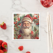 Santa Claus Saint Nicholas Weihnachtsfeiern Serviette (Beispiel)