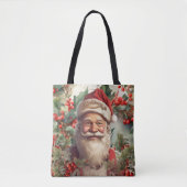 Santa Claus Saint Nicholas Weihnachtsfeiern Tasche (Vorderseite)