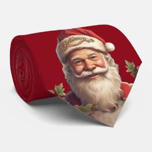 Santa Claus Saint Nicholas Weihnachtsrot Krawatte