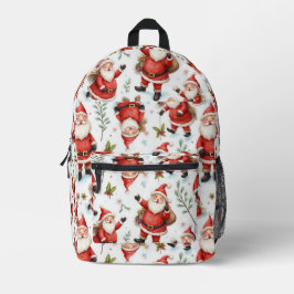 Santa Claus Sak 1 Bedruckter Rucksack