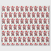 Santa Claus Salute Geschenkpapier (Flach)