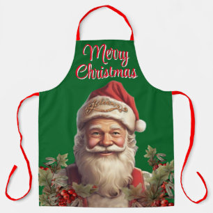 Santa Claus Sankt Nikolaus Weihnachten Schürze