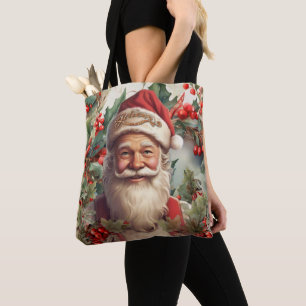 Santa Claus Sankt Nikolaus Weihnachten Tasche