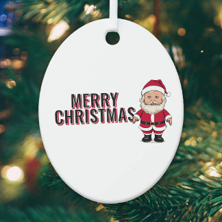Santa Claus - Santon Spielzeugpuppe Weihnachten Ornament Aus Metall